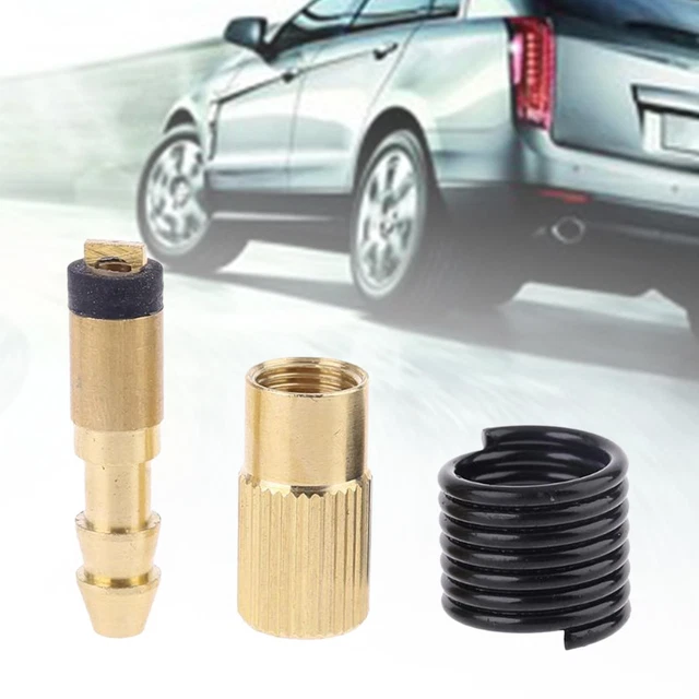 Adaptateur De Valve à Connexion Rapide Avec Dégonflage - Pour Gonflage Précis Des Pneus Voiture, Moto, Vélo - Longueurs 10 à 60 Cm