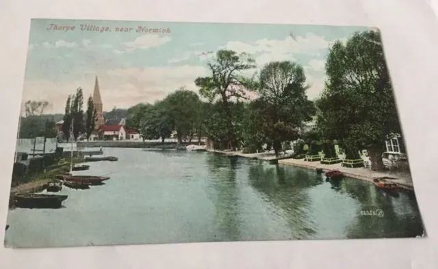 Thorpe Village, Near Norwch Postcard 1906