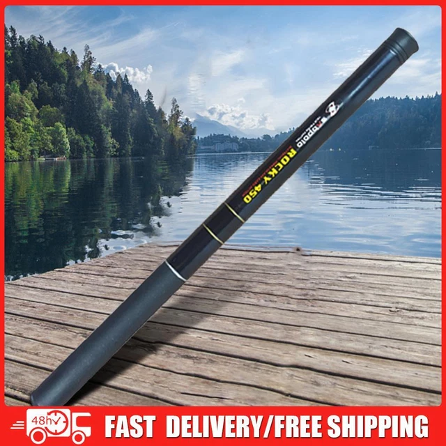TELESCOPIC FISHING ROD Hand Rod 2.1/2.4/2.7/3.6M Fiberglass for ...