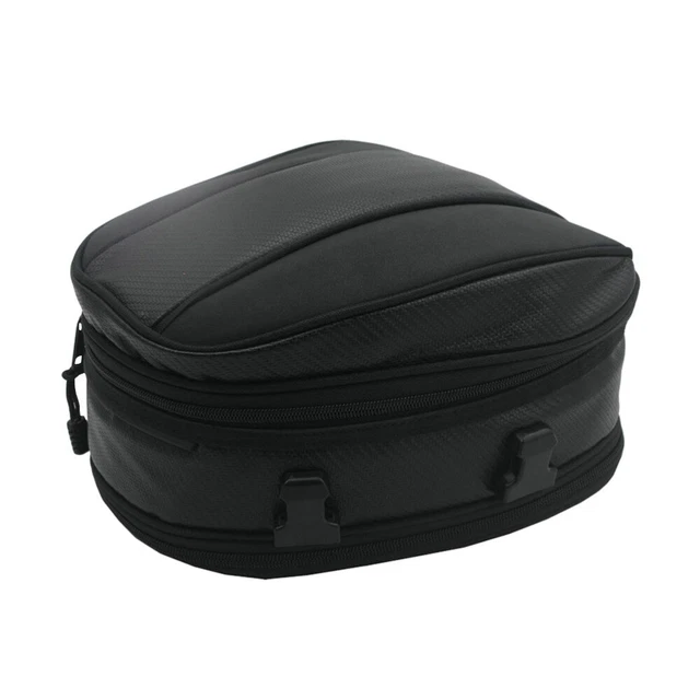 Borsa posteriore moto borsa sedile posteriore moto borsa ruota (nera)