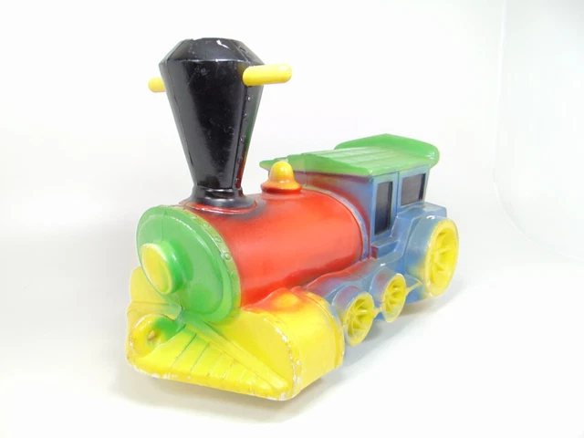 PORTEUR ENFANT Locomotive Train Cowboy Far West Vintage EUR 44 90