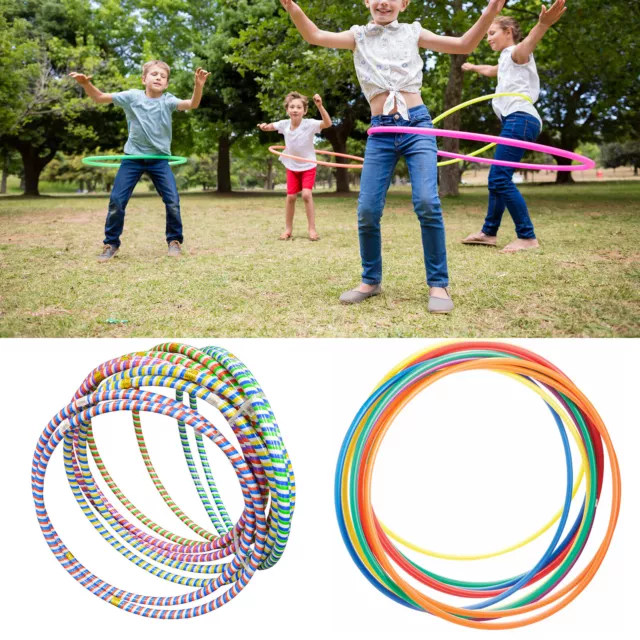 Multicolour Hula Hoop Children Adult Gymnastic Exercise Workout Fitness Activity