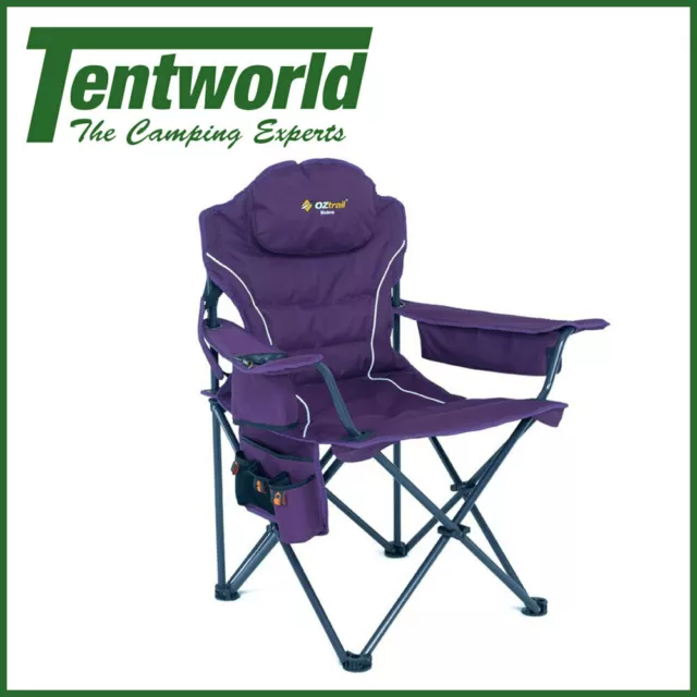 Oztrail escape cooler top folding camping chair