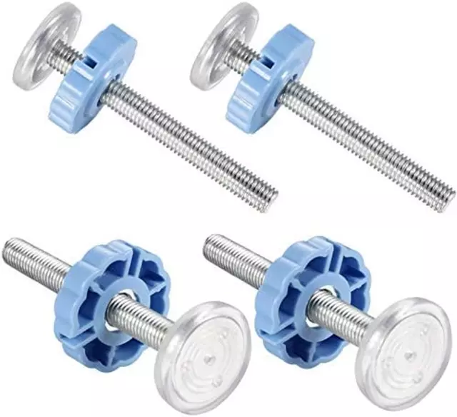 4 Pack Pressure Mounted Baby Gates Threaded Spindle Rods M10 Walk Thru Gates Acc