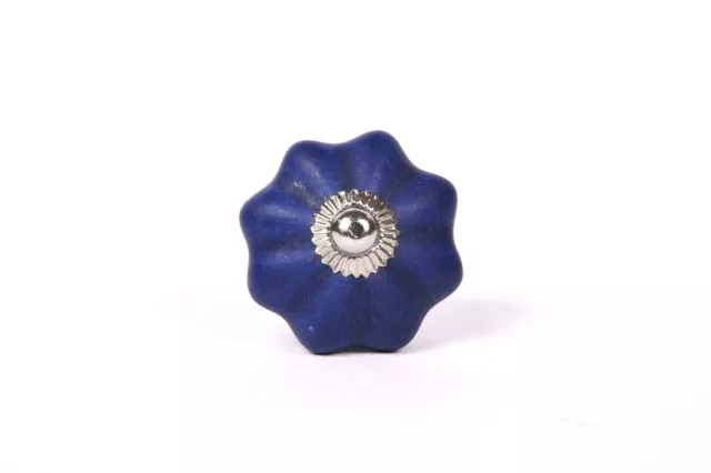 Armoires poignées de traction armoire céramique florale tiroirs boutons de porte 2