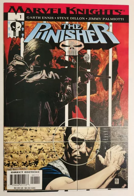 The Punisher #1 (2001, Marvel Knights) NM- Vol 6 Garth Ennis Steve Dillon