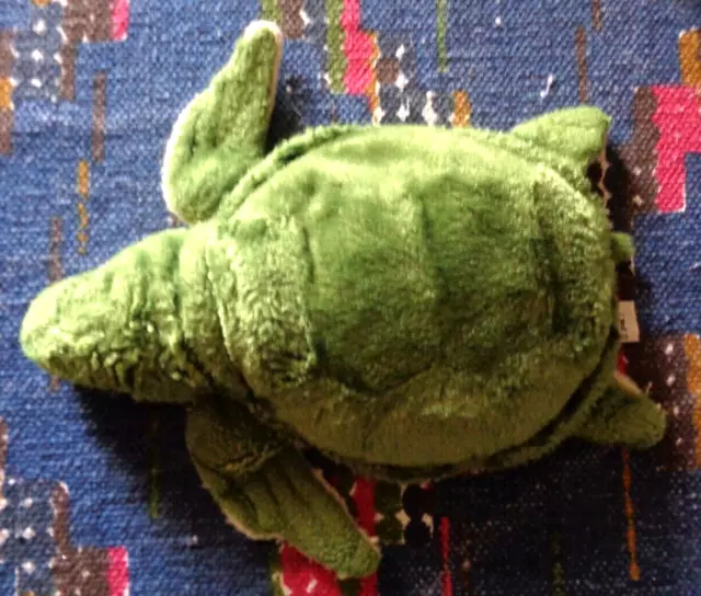 Rb/ Doudou Peluche Dani Creations Tortue Verte Ecru 24 Cm Exc Etat