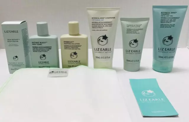 Liz Earle Botanical Beauty Try Me Collection reichhaltige Creme (Brandneu + Beauty Bag) 3