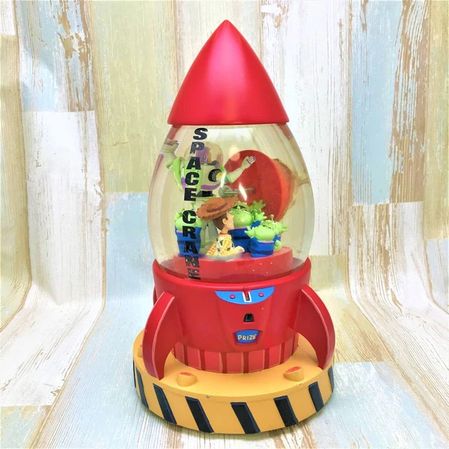 TOY STORY BUZZ Woody Snow Globe Music Box Figure Disney Tdl Ali In