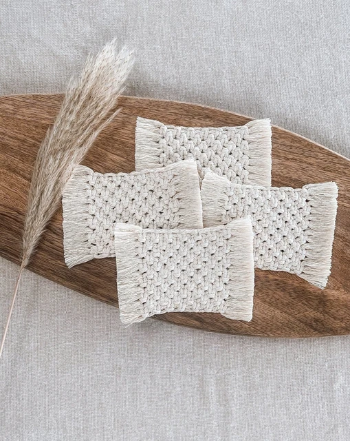 "Apasones de macramé hechos a mano ""Huinahã""