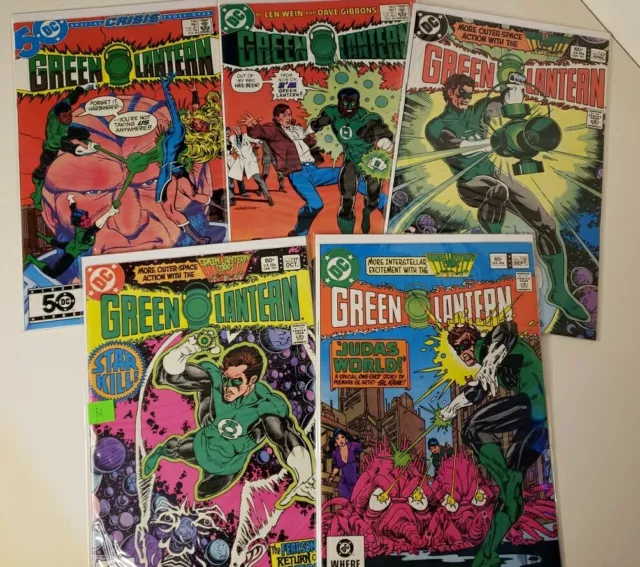 DC Comics Green Lantern Lot Of 5 1980's Bagged And Boarded All VG/VG+