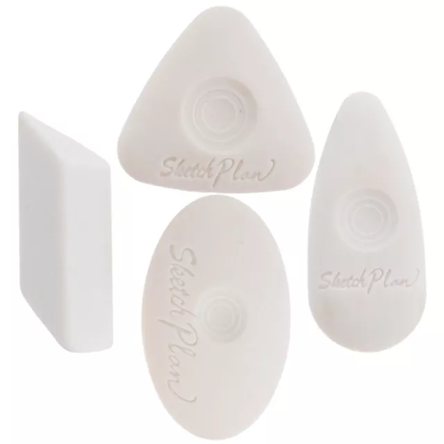 4 Pcs Art Eraser Student Highlighter Erasers for Drawing Sketching