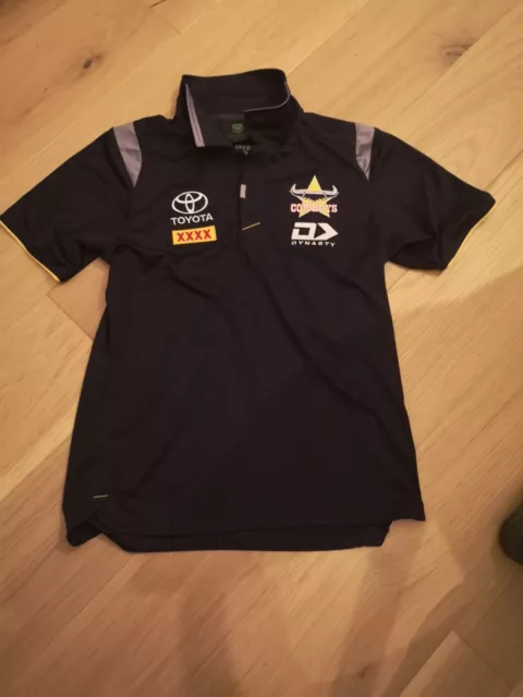 ISC NRL Rugby League Polo Shirt North Queensland Cowboys Size Small NEW