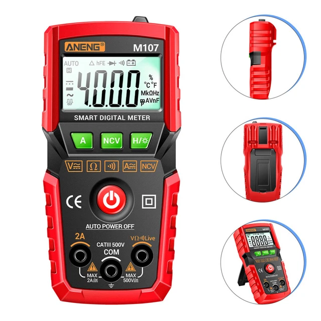 LED Voltmetro YB4835VA Display Digitale AC 500V / 50A Tester Misuratore di Corrente Alimentazione