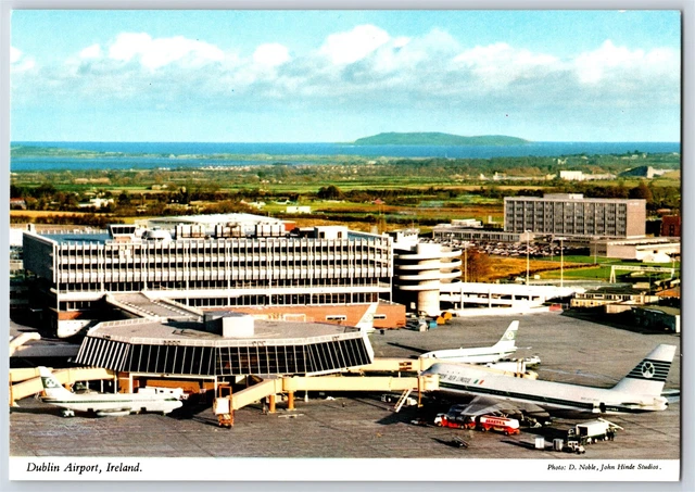 Aviation Postcard Dublin Airport Ireland Aer Lingus Terminal BP10