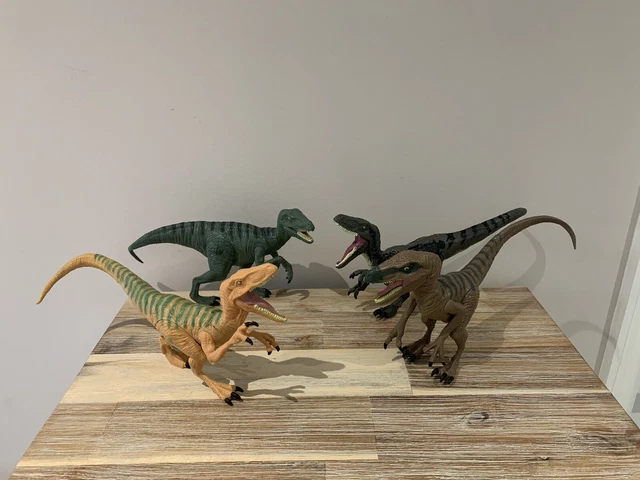 JURASSIC WORLD CHARLIE Blue Echo Delta Velociraptor Pack Dinosaur ...