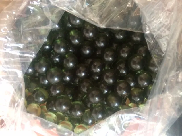 Emerald/Green Acrylic Spheres Plastic Balls 3/4" Diameter - 6 Pieces Per Bag