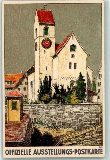 13502804 - Rueti ZH Kirche Industrie- Gewerbe- und Landwirtschafts- Ausstellung