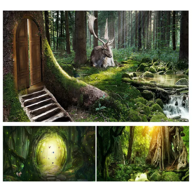 Nature Forest Spring Background Vinyl Photography Studio Photo Backdrop Props