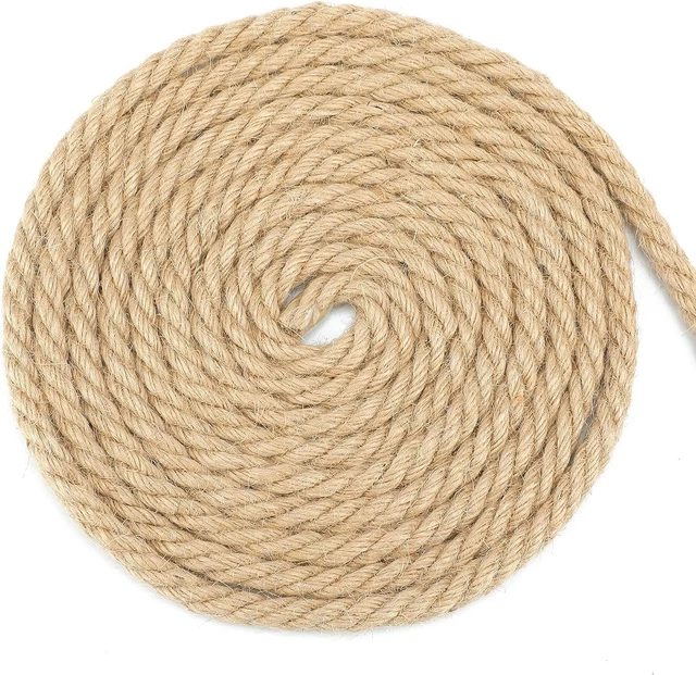 10M Corda Di Canapa Corda Di Spago 10MM Corda in Juta Spago Filo Canapa Corda pe