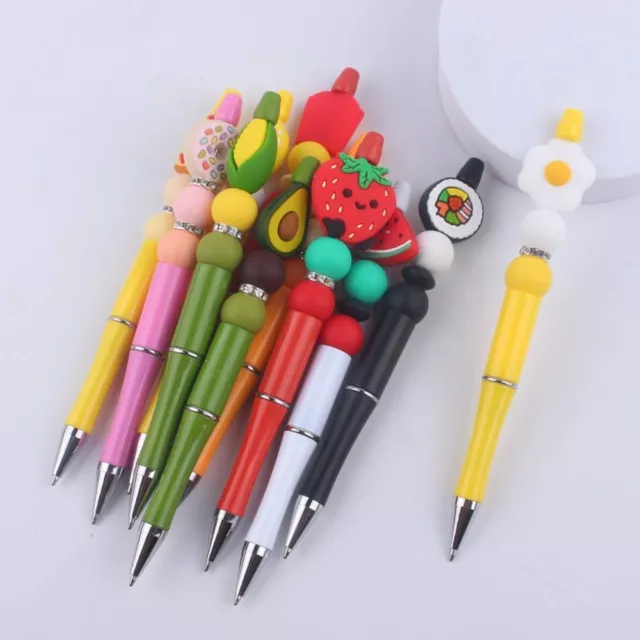 Cartoon Fruit Ball Pen Silicone Stationery Supplies  School Office