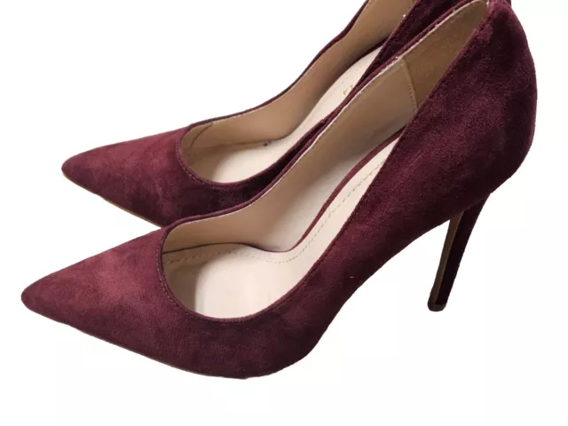 Ladies red shoes size 8 sales