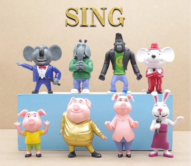 Sing characters 2025 toys