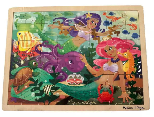 Melissa & Doug 48 Piece Puzzle Mermaid Fantasea