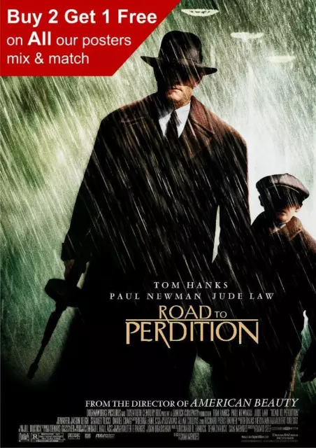 Road To Perdition 2002 Movie Poster A5 A4 A3 A2 A1