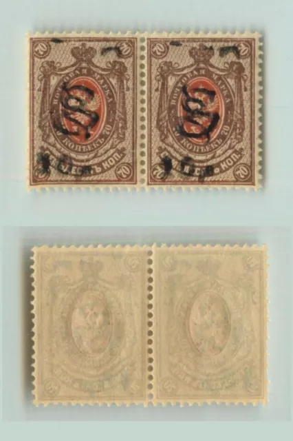 Armenia 🇦🇲 1919 SC 152B MNH horizontal pair . e7800