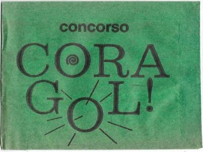 BUSTINA FIGURINE CONCORSO CORA GOL 1962 PIENA SIGILLATA 