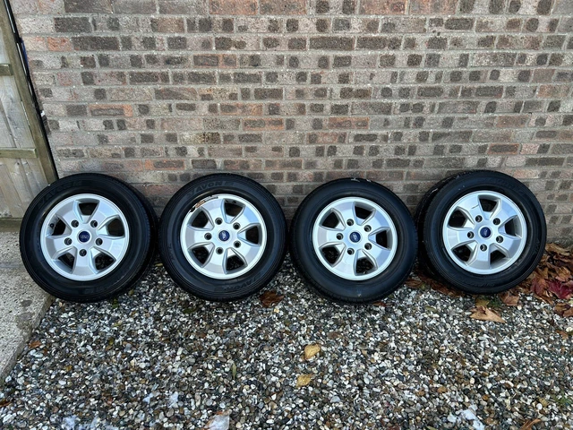 GENUINE 4 X FORD TRANSIT CUSTOM ALLOY WHEELS TYRES 215/65/16C £285.00 ...