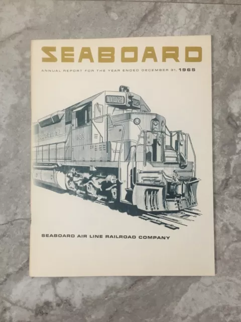 SAL Seaboard Air Line Railroad Company Annual Report for the Year Ended Dec.1965