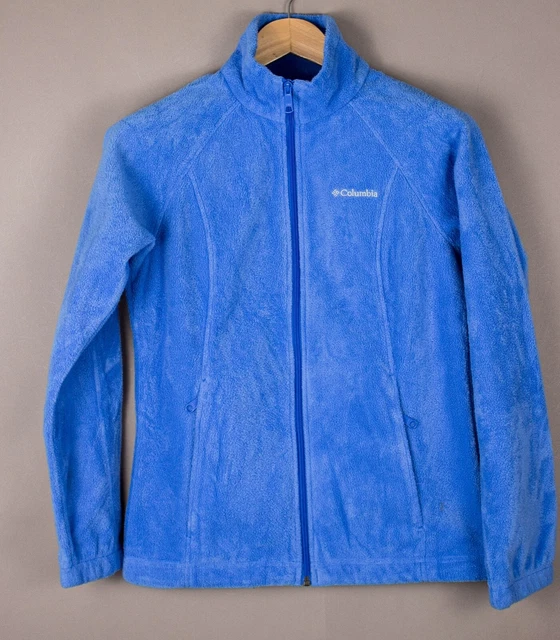 Columbia Uomo Casual Zip IN Pile Maglione Cardigan Maglione Taglia S
