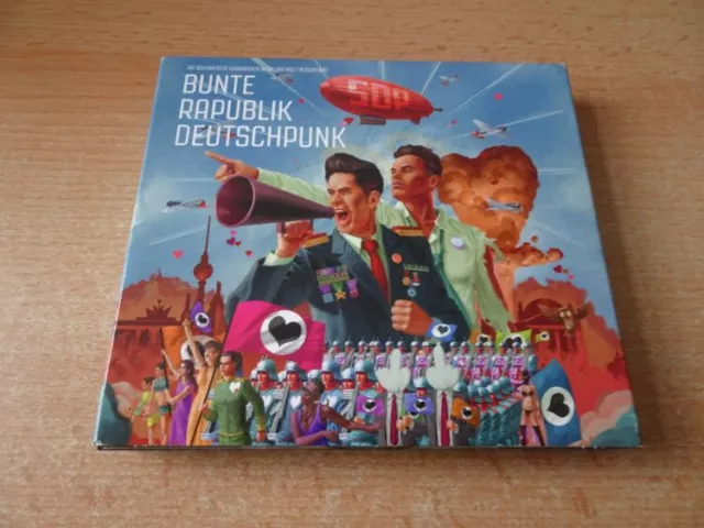 Doppel CD + DVD SDP - Bunte Rapublik Deutschpunk - 17 Songs + 13 Instrumentals