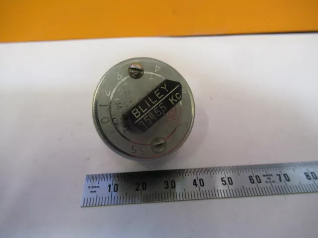 Bliley Elettrico VF-1 Quarzo Cristallo Raro Frequenza Controllo Come Nella Foto