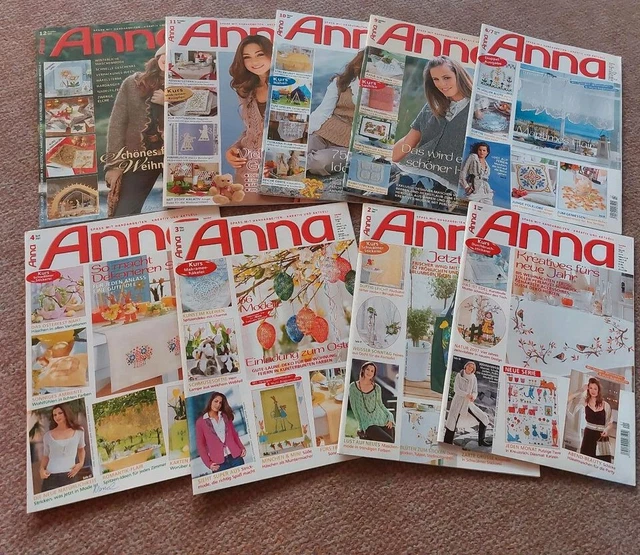 10x Anna Burda Spaß an Handarbeiten Jahrgang 2007