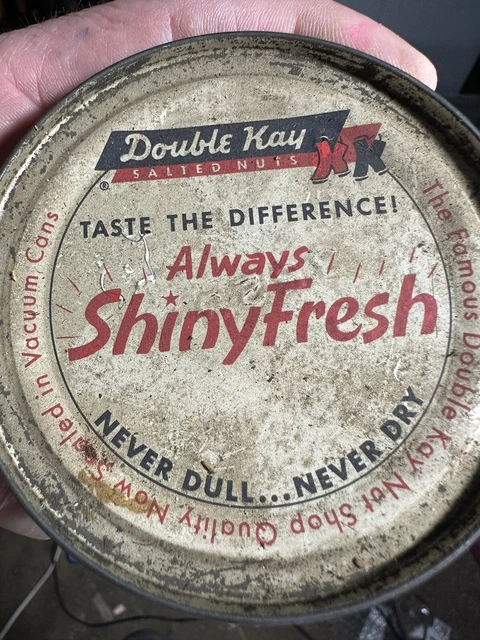 Vintage Metal Peanut Can