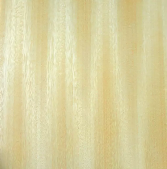 Avodire Ribbon Stripe wood veneer 6.5" x 70" raw no backing 1/42" thick AA