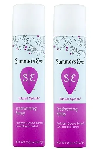 Paquete de 2 botellas en aerosol refrescante Summer's Eve Island Splash