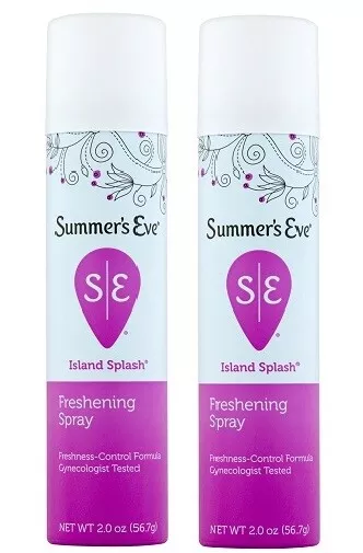 Paquete de 2 botellas en aerosol refrescante Summer's Eve Island Splash