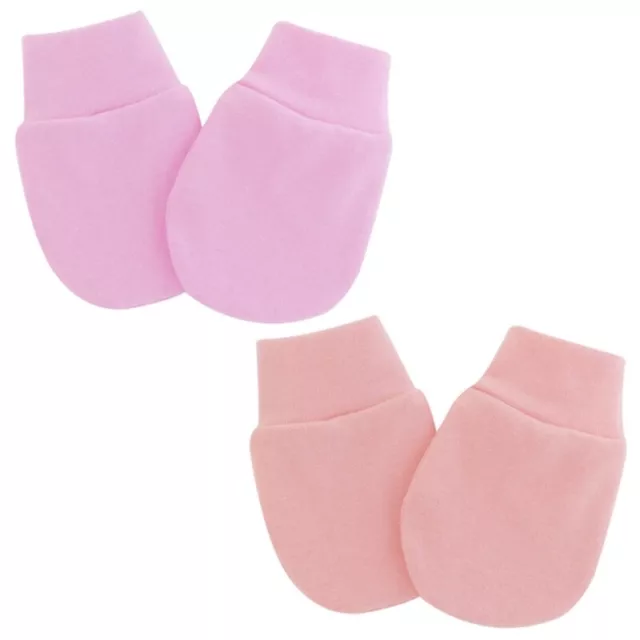 Solid Color Scratch Mittens Infant Boy Girl Handguard Gloves Hand Socks Gifts