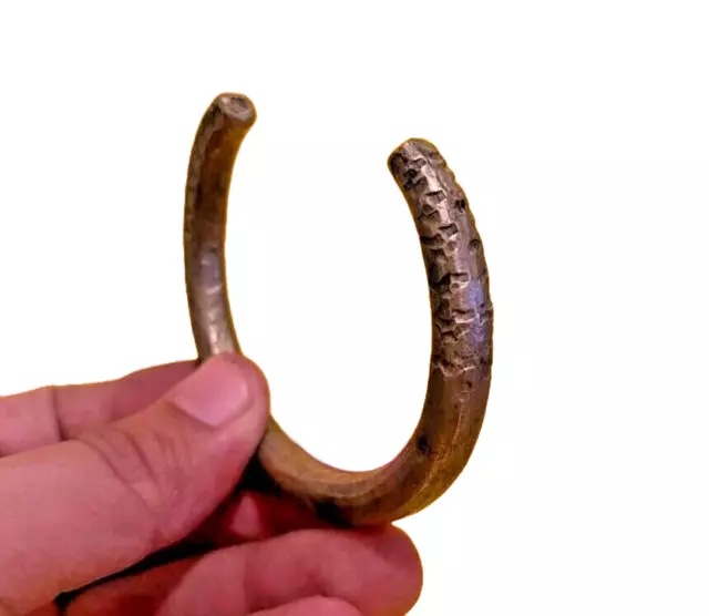 Rare Ancient Viking Era Nordic Bronze Warriors Arm Bracelet Circa 900 - 1100 Ad
