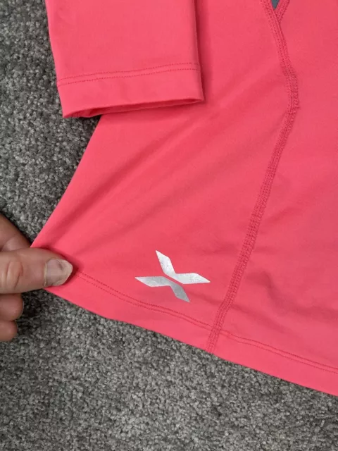 2XU Base Compression Shirt Womens Small Pink Long Sleeve Top Ladies 3