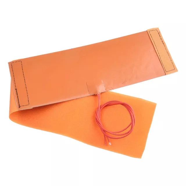 Silicone Chauffant Coussin Bouteille Flexible Tapis 240W Orange 10x30cm Mode Hot