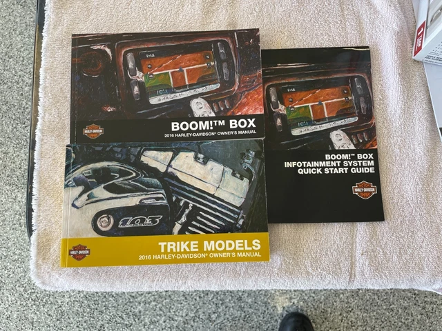 2016 Harley Davidson TRIKE Models Owner's Operators Owners Manual NEW 2016