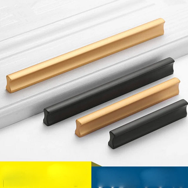 1Pcs/2Pcs Aluminum Alloy Kitchen Bar Boss Cupboard Drawer Door Handle Knob