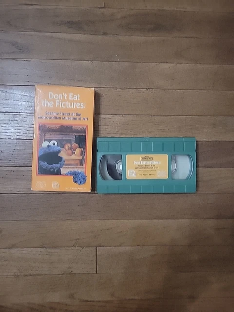 SESAME STREET - Don’t Eat The Pictures VHS The Metropolitan Museum of