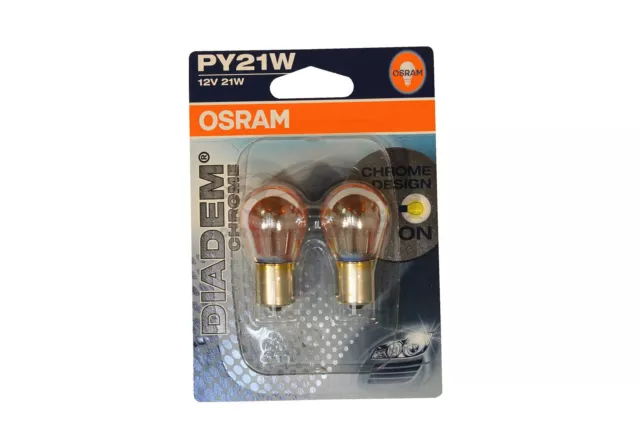 OSRAM Glühlampe VPE 2 Stück 12V 21W Diadem chrome 7507DC-02B