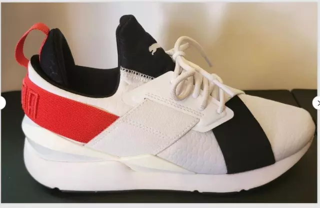 NEW WOMENS PUMA Muse Athletic Sneaker Red Iridescent X 2 101.86